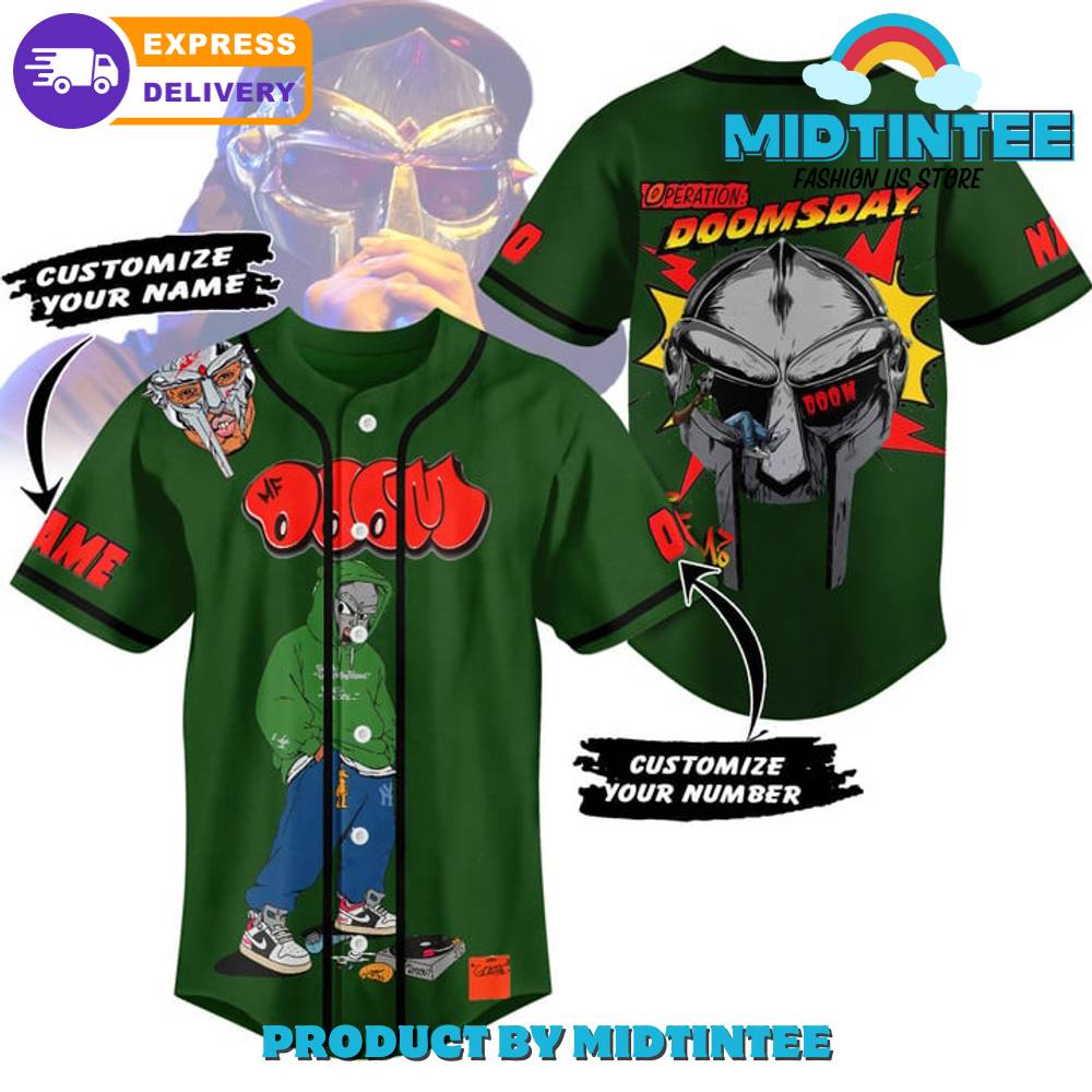MF Doom Doomsday Custom Name Baseball Jersey