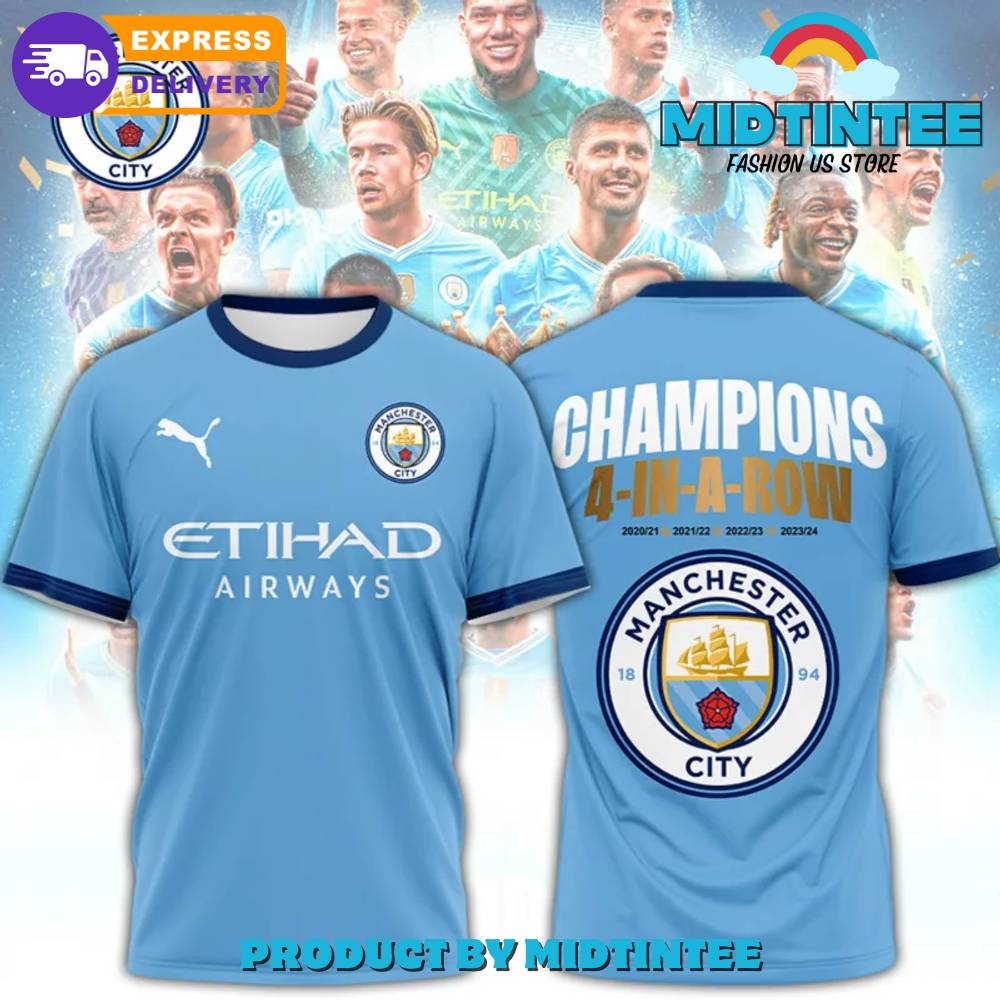 Manchester City Champions Premier League 2023/24 T-Shirt