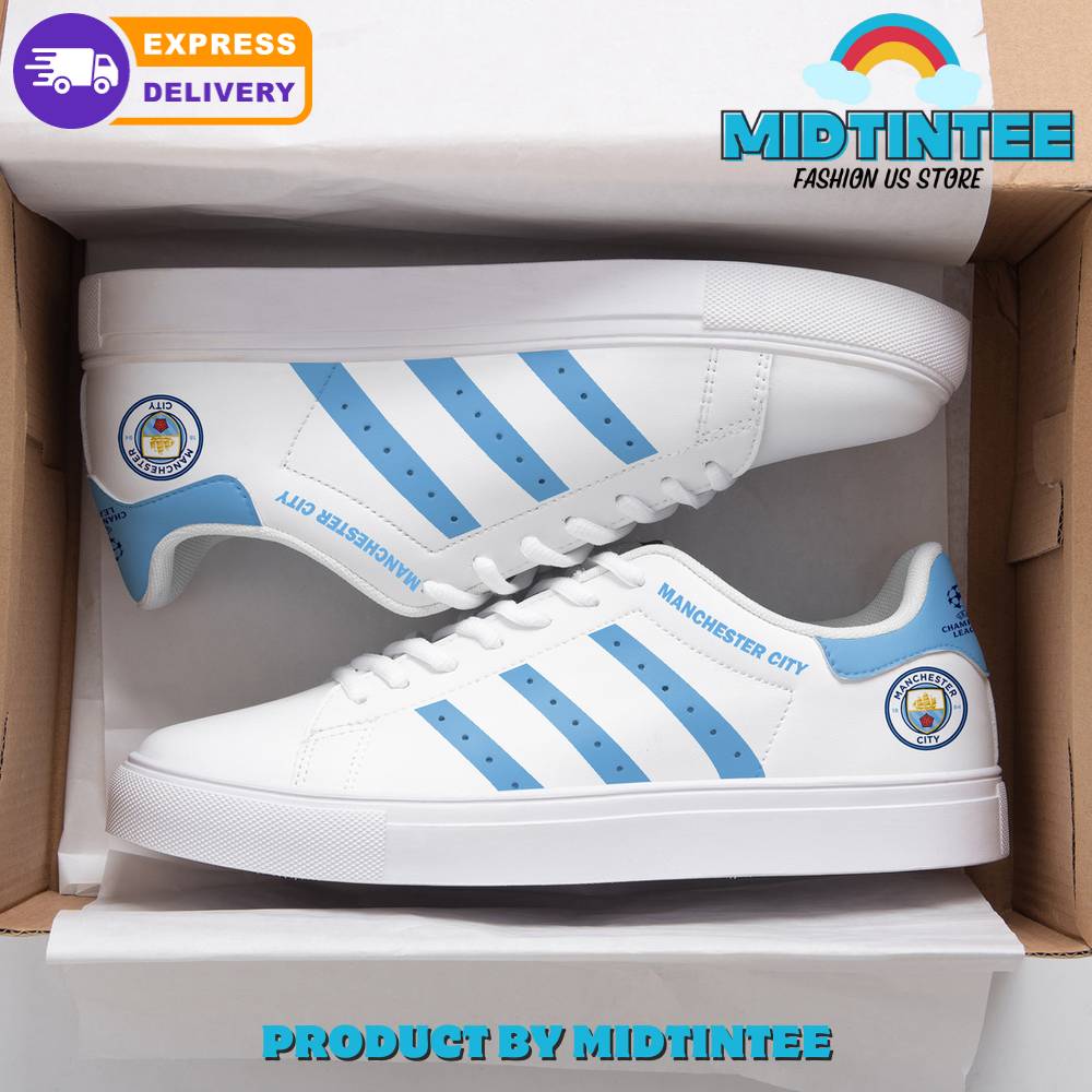 Manchester City EPL Adidas Stan Smith Shoes