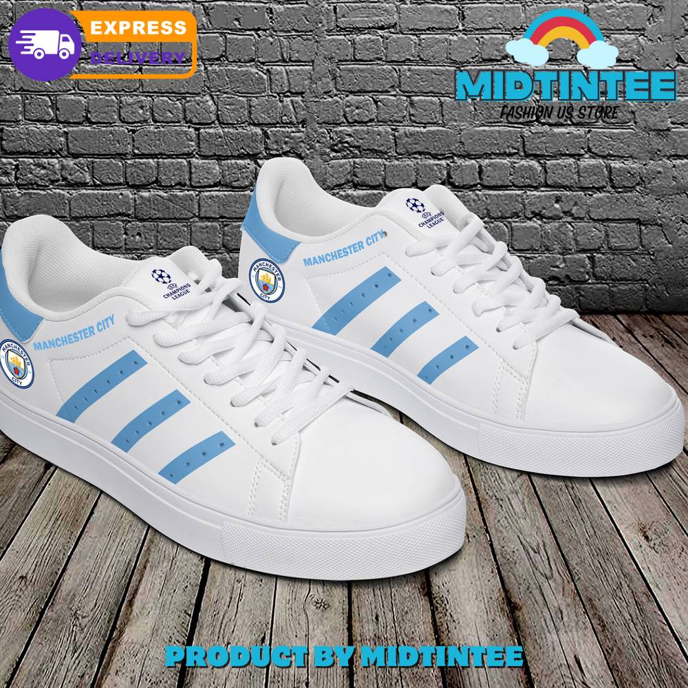 Manchester City EPL Adidas Stan Smith Shoes