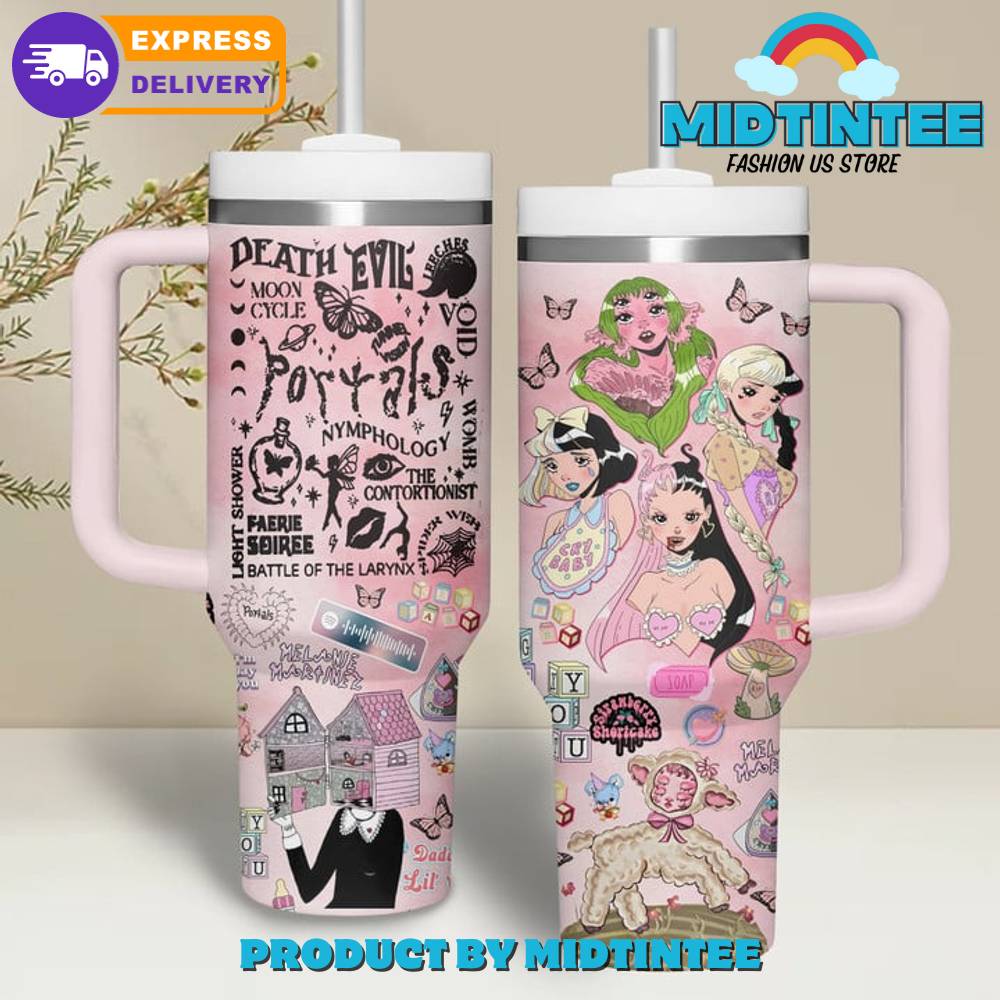 Melanie Martinez Nymphology Pink Stanley Tumbler