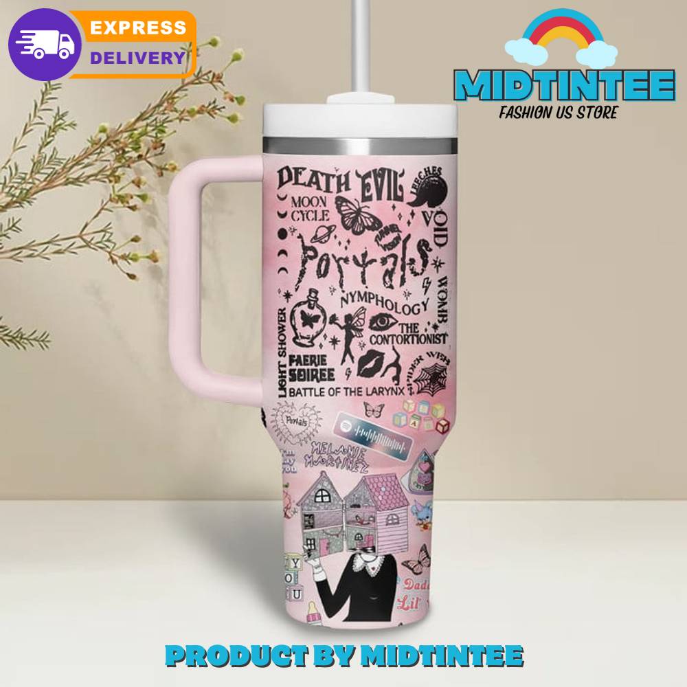 Melanie Martinez Nymphology Pink Stanley Tumbler