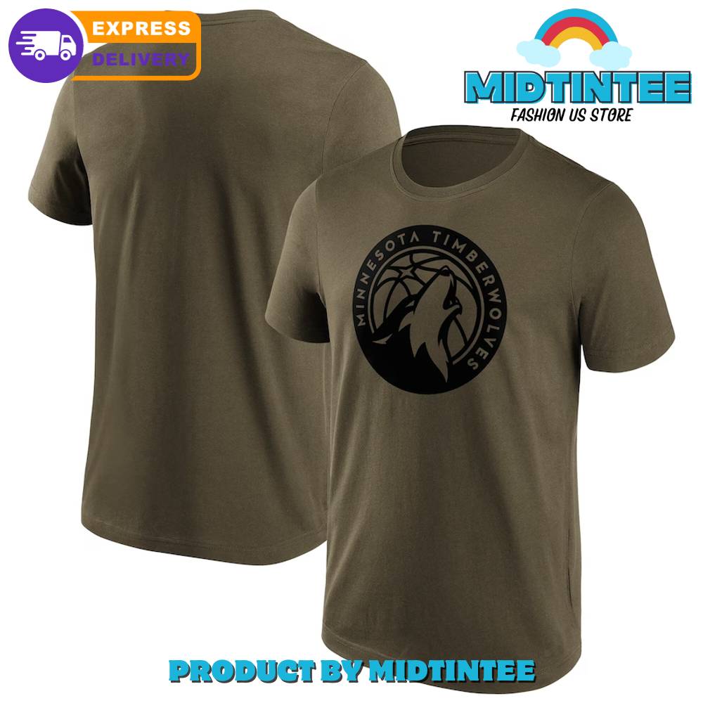 Minnesota Timberwolves NBA Team Brown T-Shirt