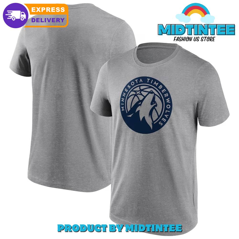 Minnesota Timberwolves NBA Team Gray T-Shirt