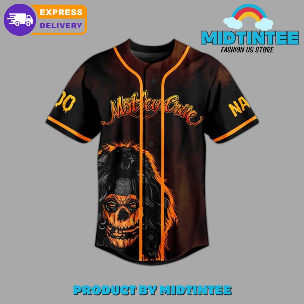 Motley Crue The Blood Stain Customized Baseball Jersey
