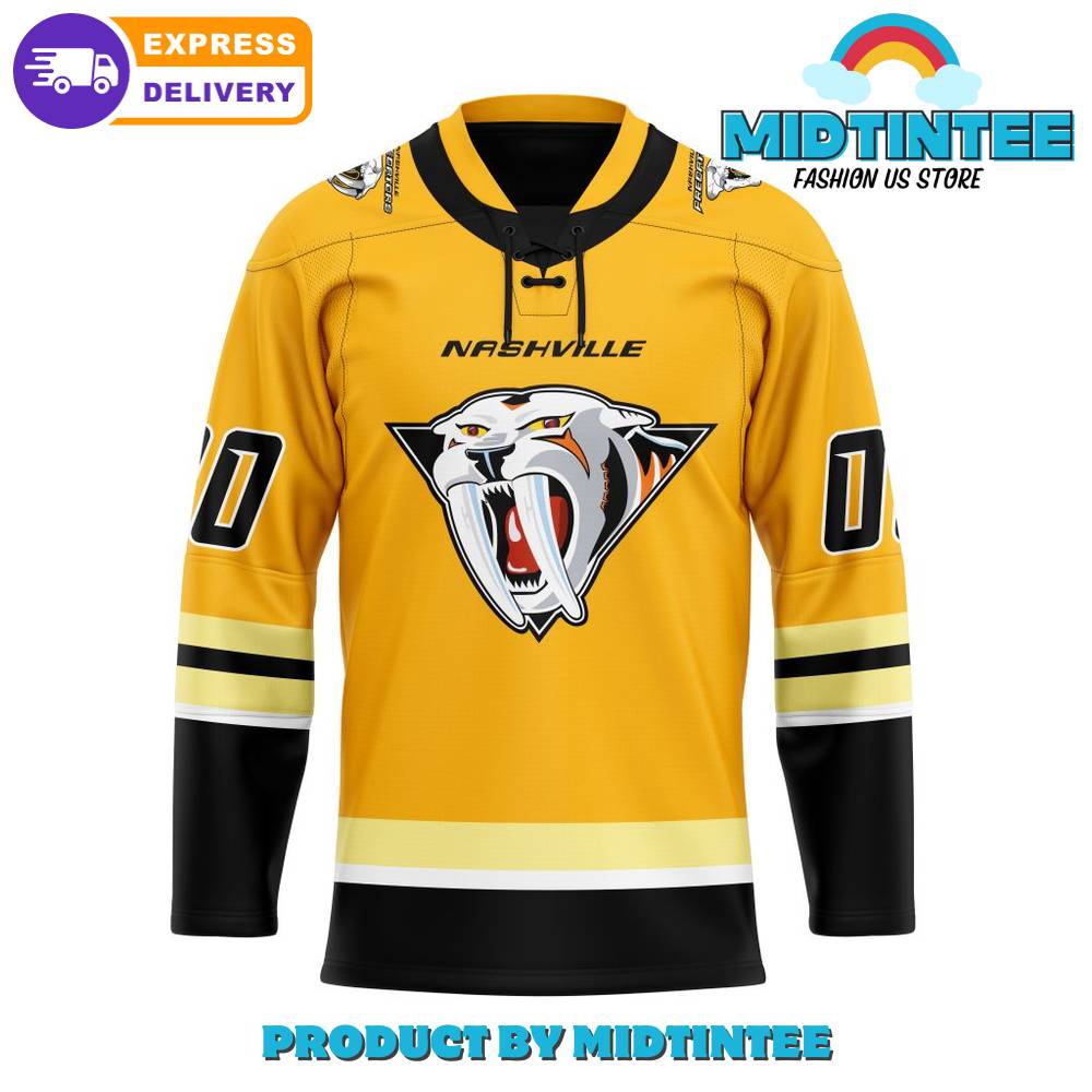 Nashville Predators Customized Reverse Retro Hockey Jersey