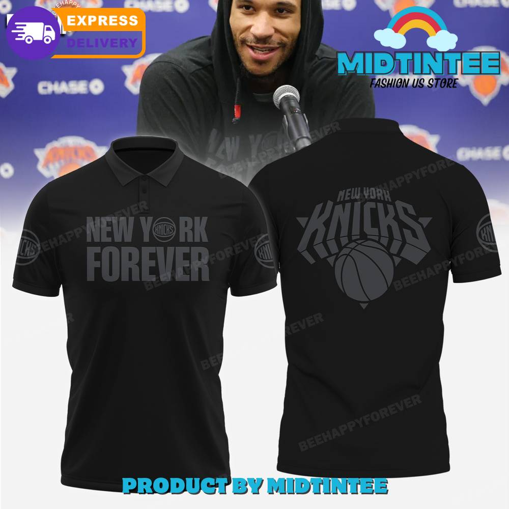 New York Knicks New York Forever Black Polo Shirt