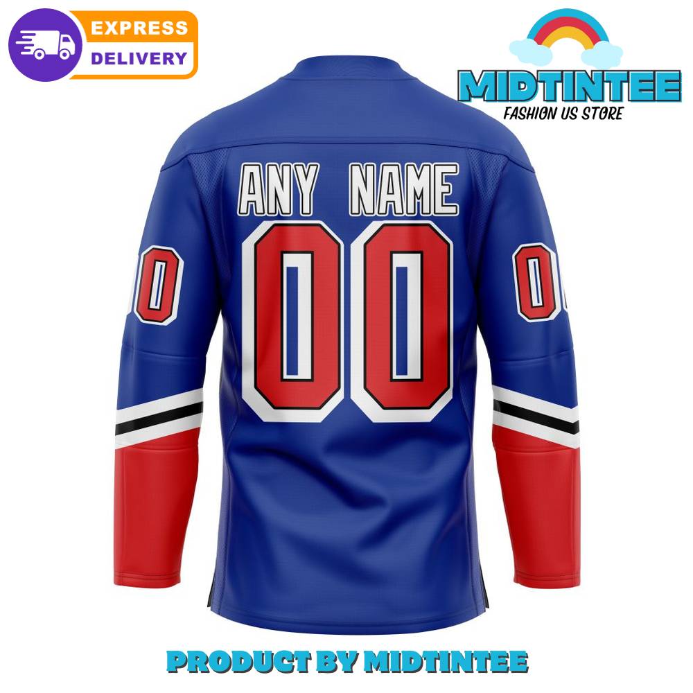 New York Rangers Customized Reverse Retro Hockey Jersey
