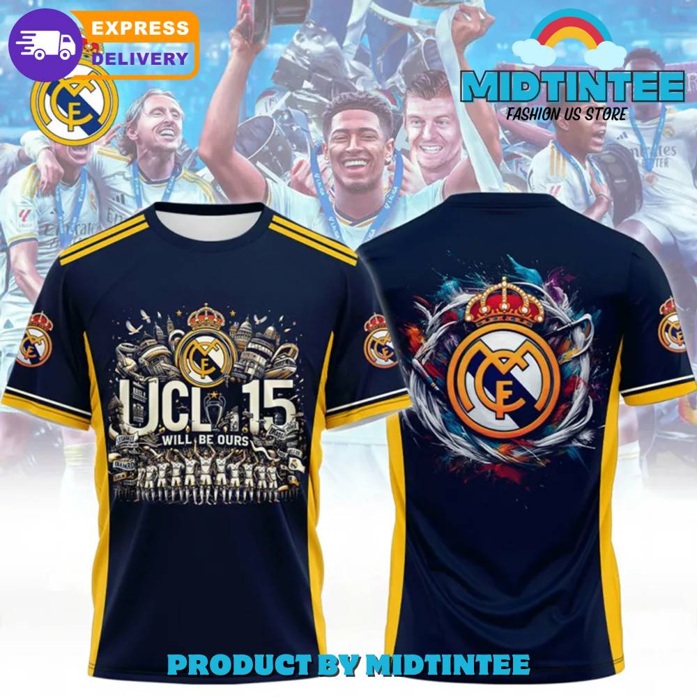 Personalized Real Madrid Champions 3D T-Shirt