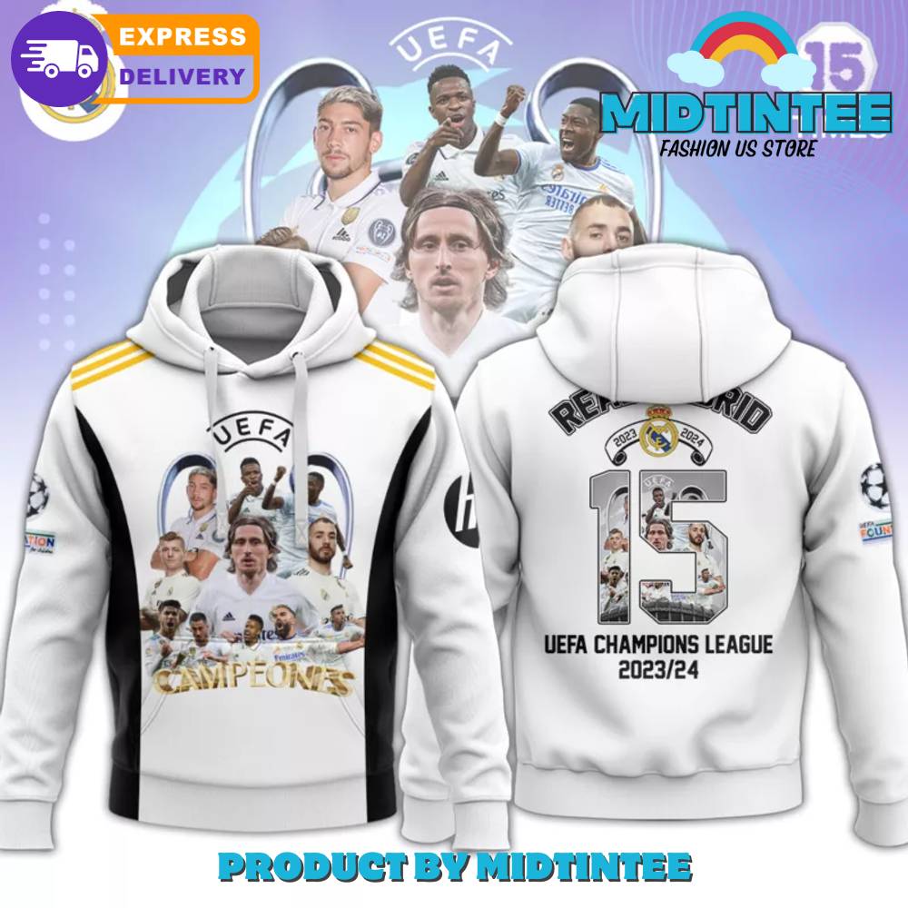 Real Madrid FC UEFA Champions League Hoodie, Zip Hoodie, Sweatshirt