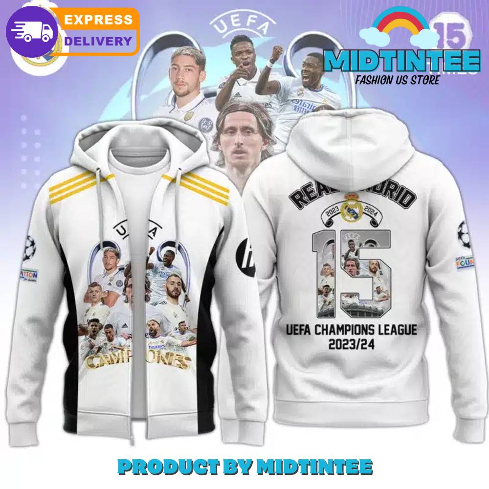 Real Madrid FC UEFA Champions League Hoodie, Zip Hoodie, Sweatshirt