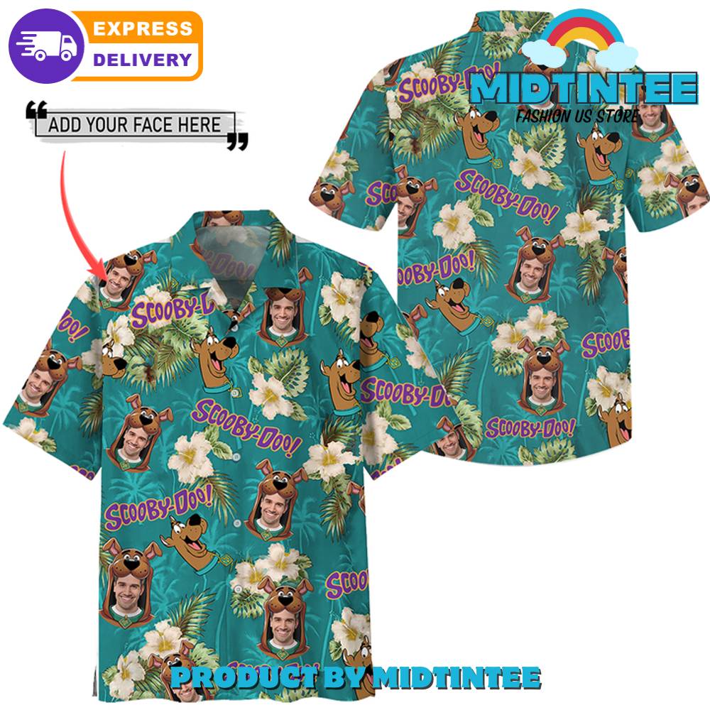 Scooby-Doo Flowers Hawaiian Shirt