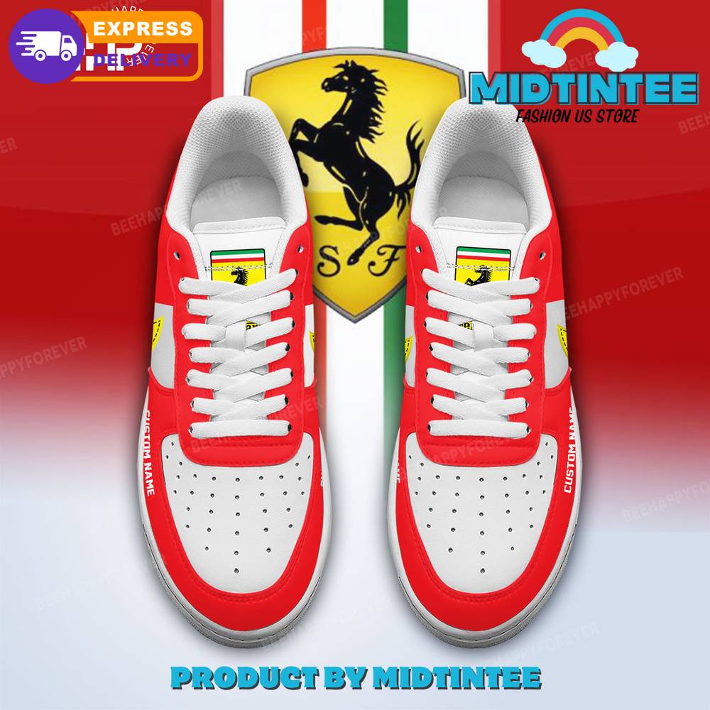 Scuderia Ferrari F1 Nike Air Force 1 Sneakers