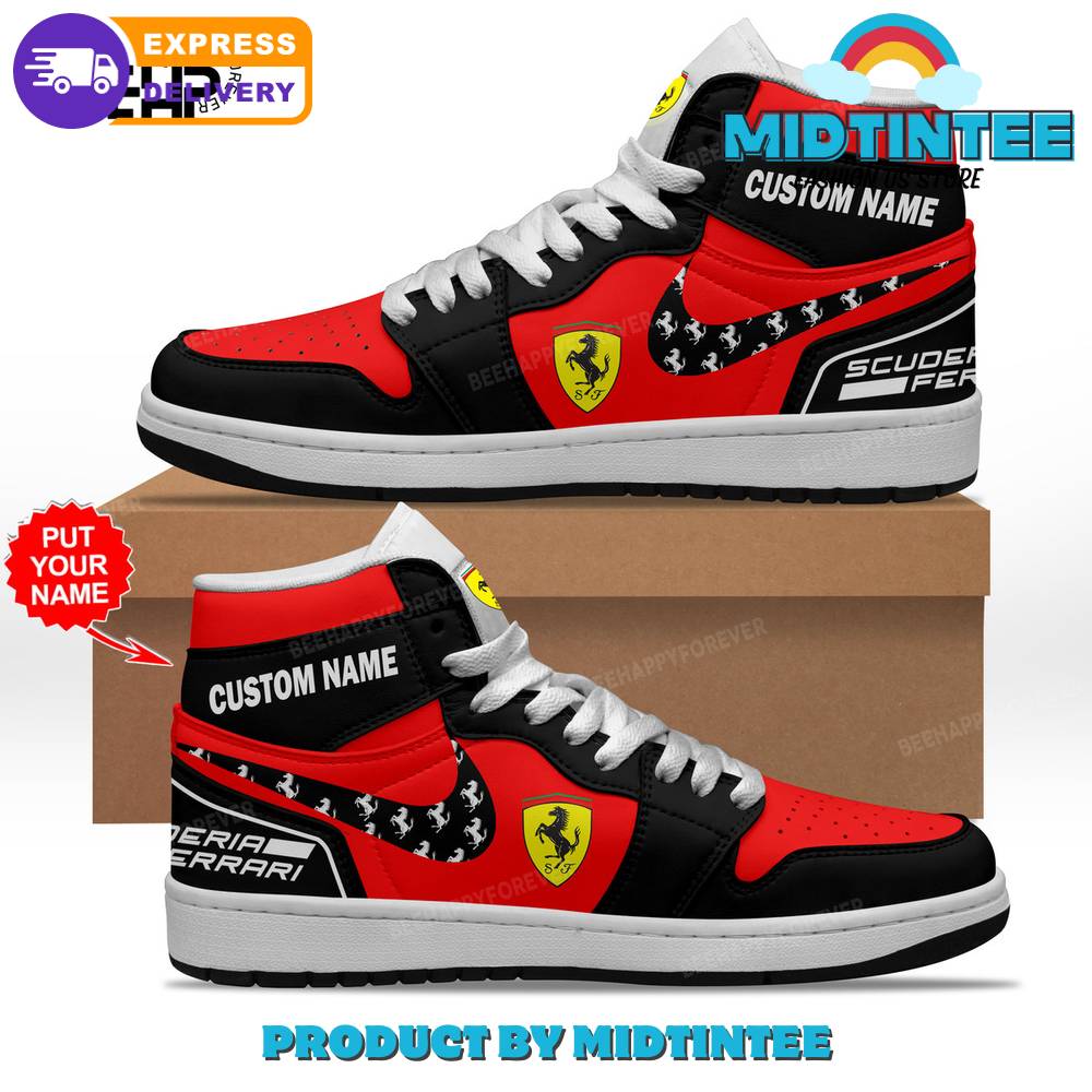 Scuderia Ferrari Personalized Sneaker Air Jordan 1