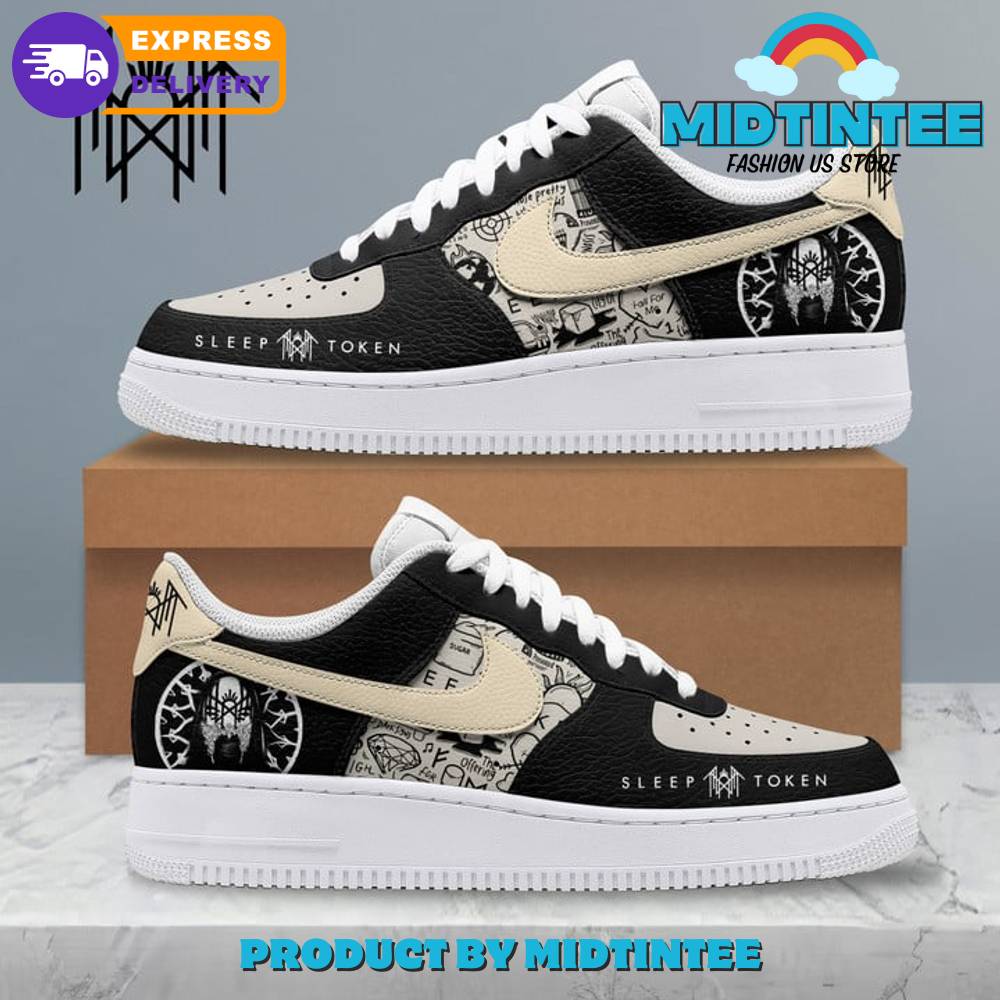 Sleep Token Black Nike Air Force 1