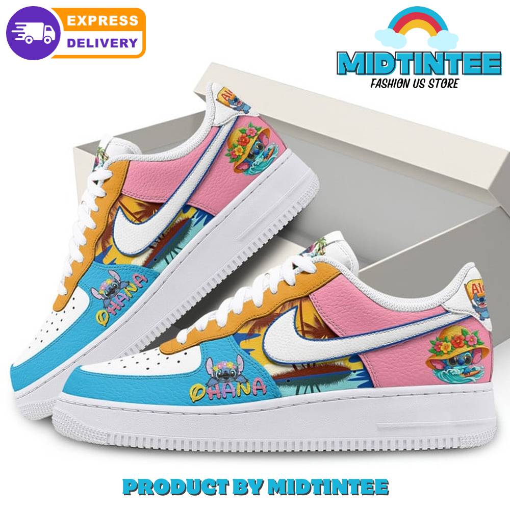 Stitch Aloha Summer Ohana Nike Air Force 1