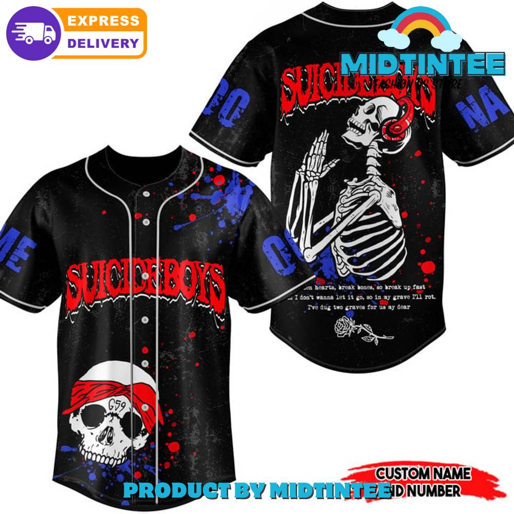 Suicideboy Band Custom Name And Number Baseball Jersey