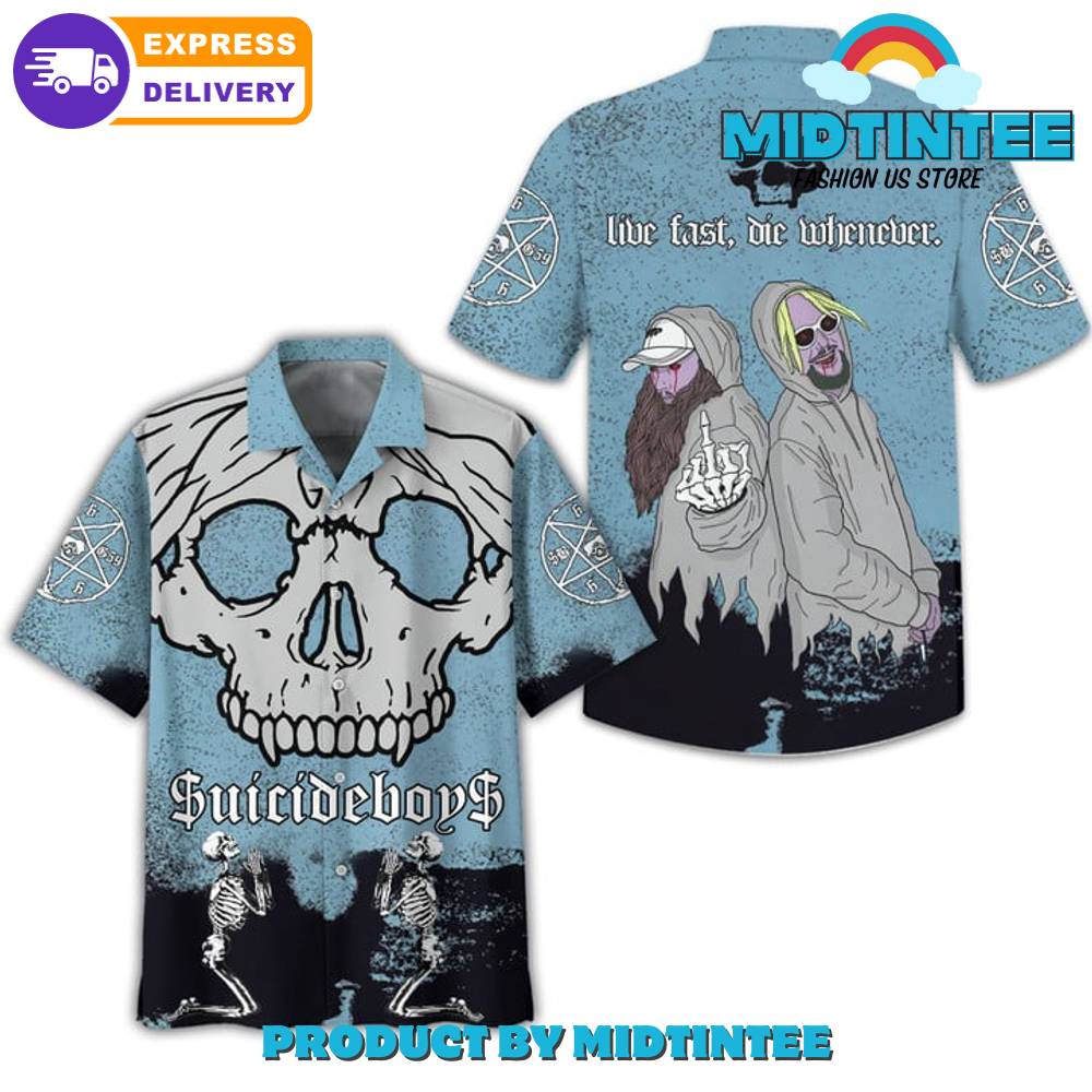Suicideboy Live Fast Die Whenever Hawaiian Shirt