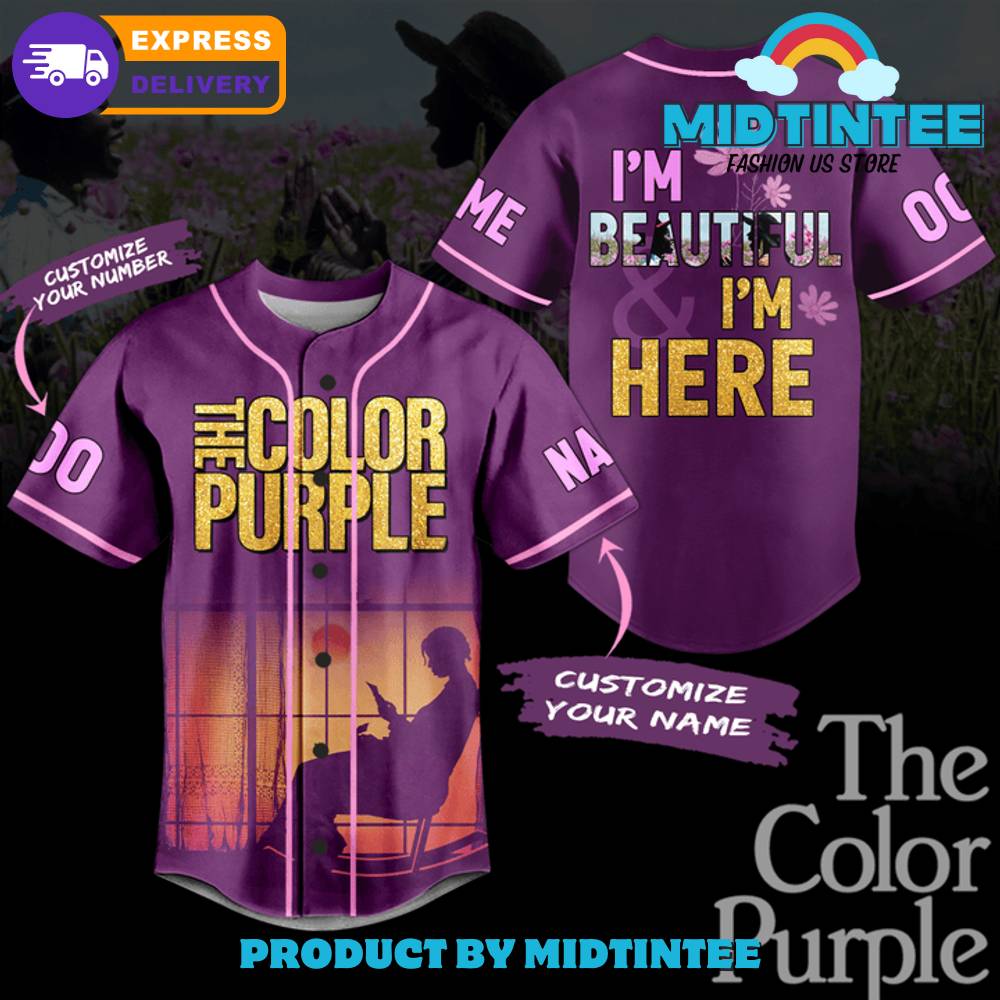 The Color Purple Everything Wanna Be Loved Customized Baseball Jersey