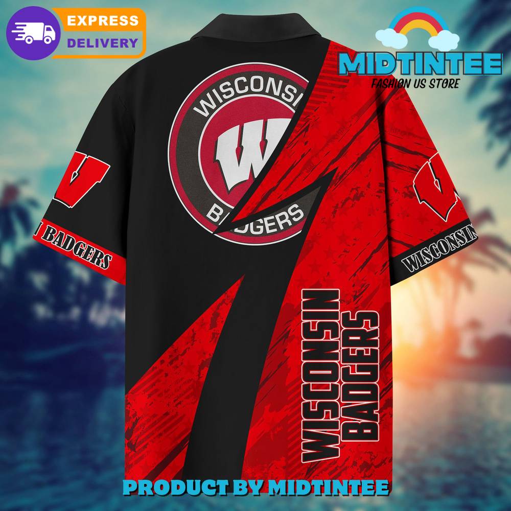 Wisconsin Badgers Personalized Hawaiian Shirt Trending Summer