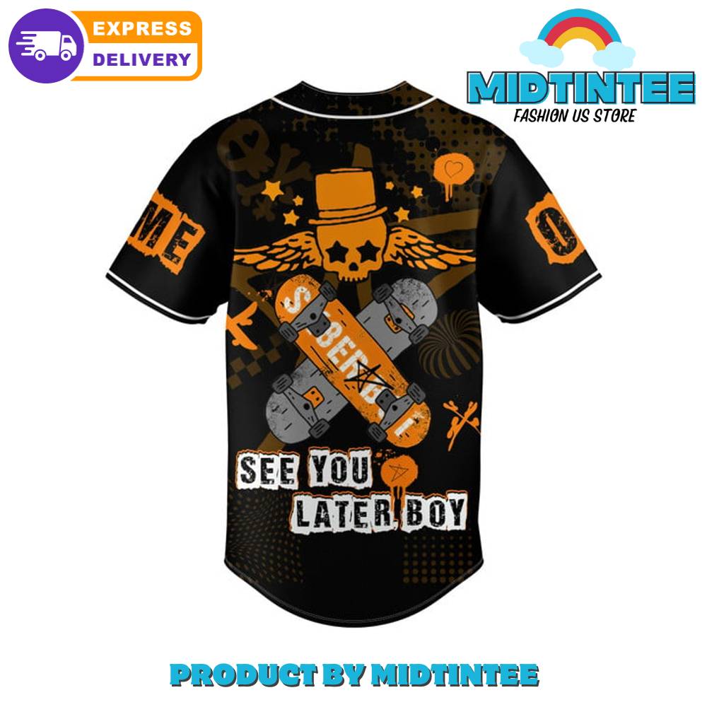Avril Lavigne See You Later Boy Baseball Jersey