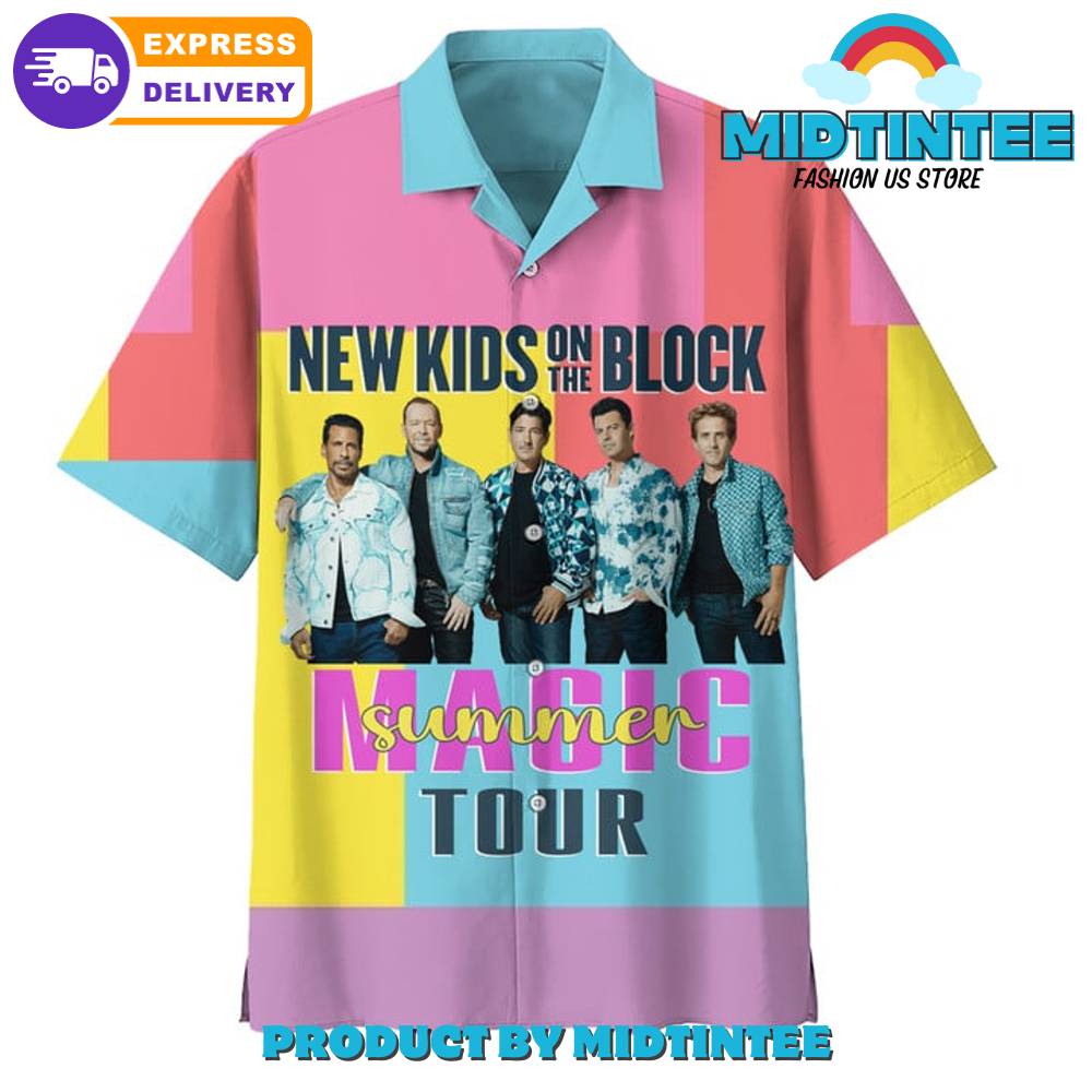 New Kids On The Block Magic Summer Tour 2024 Hawaiian Shirt