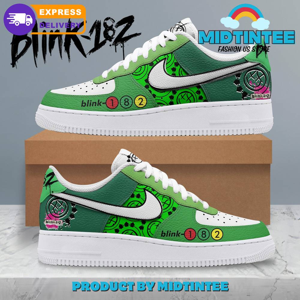 Blink-182 American Pop Punk Band Nike Air Force 1