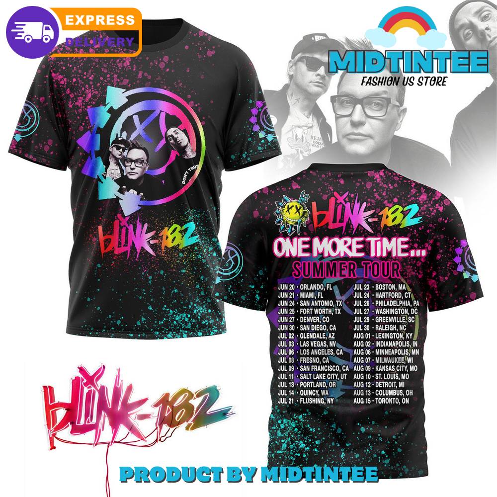 Blink-182 One More Time Summer Tour Shirt