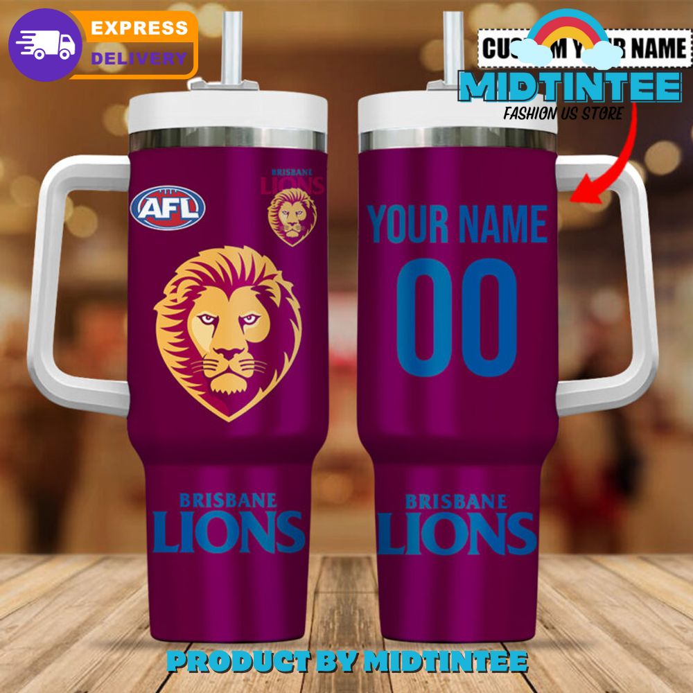 Brisbane Lions Personalized 40 oz Stanley Tumbler