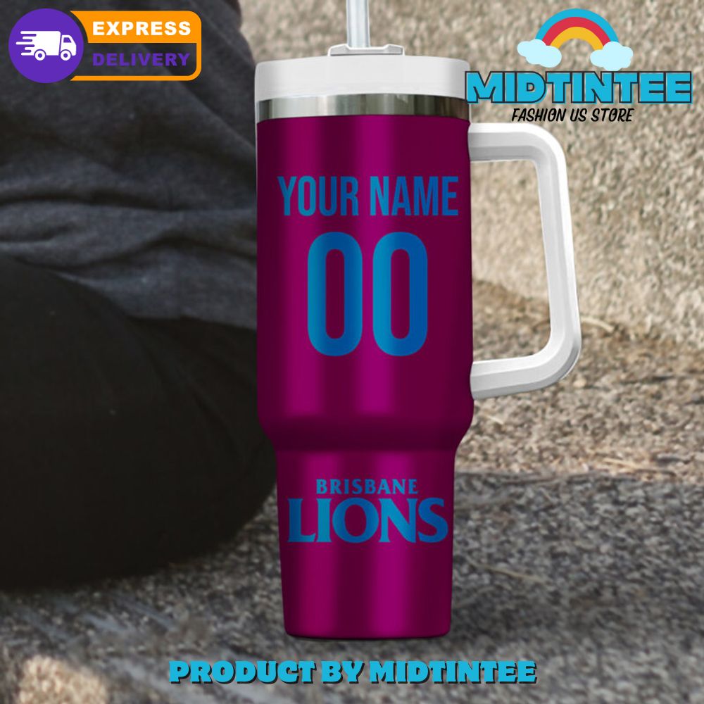 Brisbane Lions Personalized 40 oz Stanley Tumbler