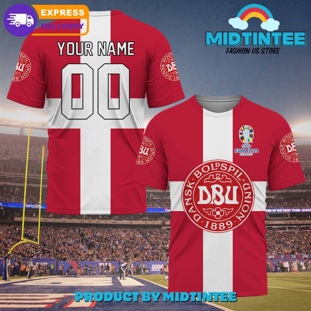 Danish Euro Custom Name And Number Shirt