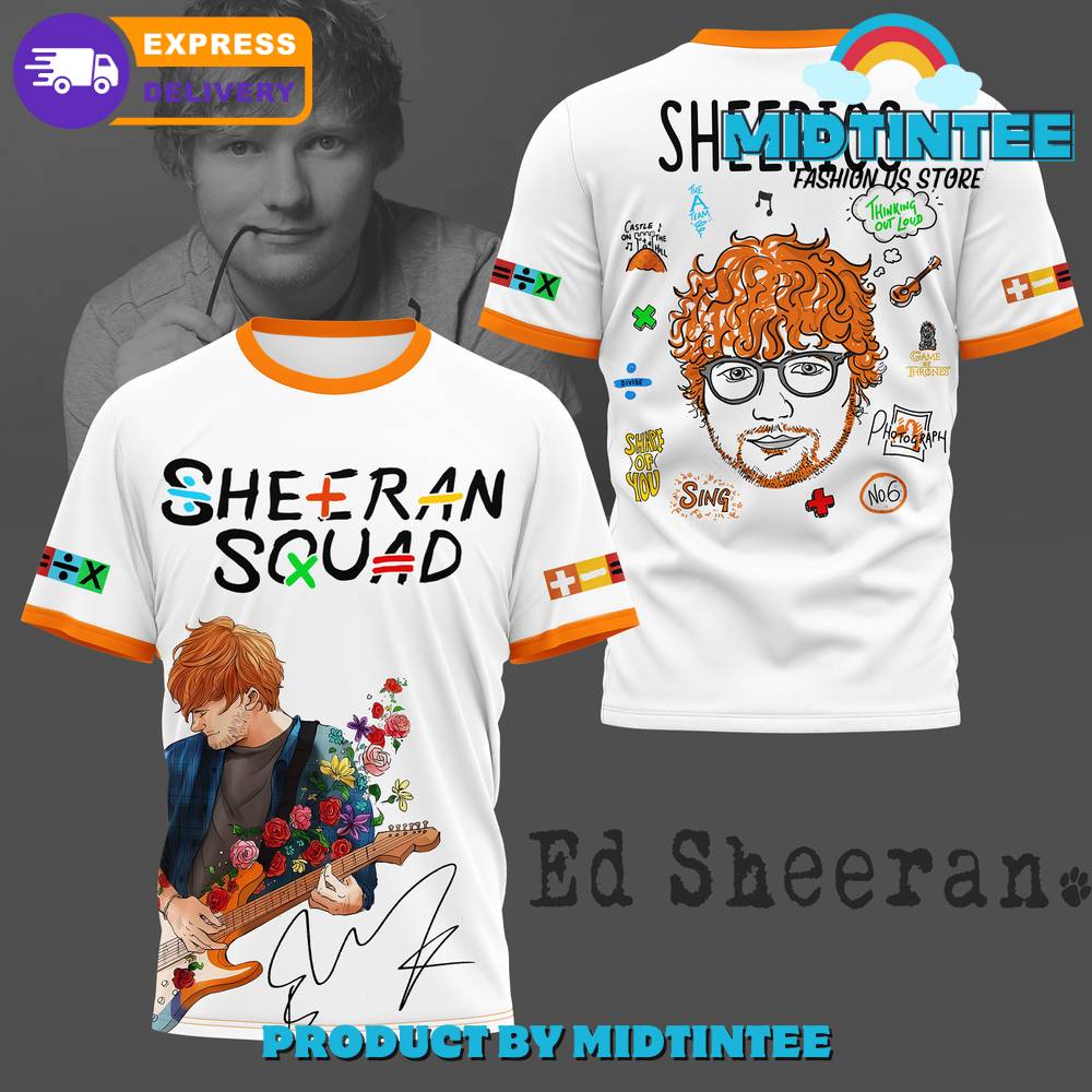 Ed Sheeran Squad Sheerios Shirt