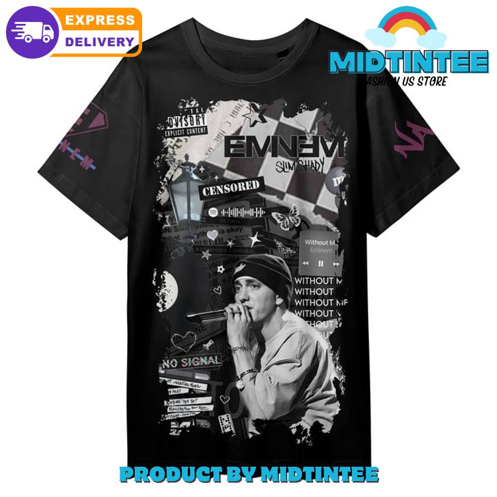 Eminem Slim Shady Grand Opening Customized Black Shirt