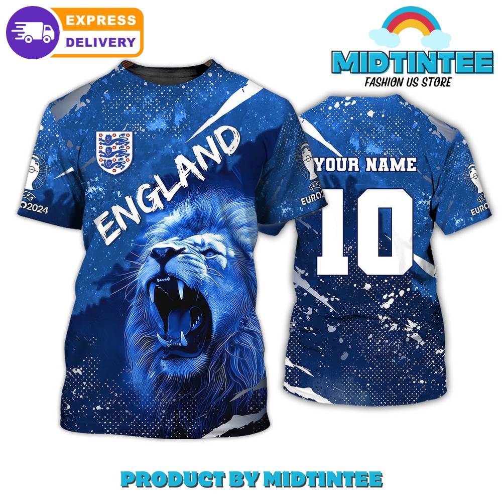 England Euro 2024 Custom Name Shirt