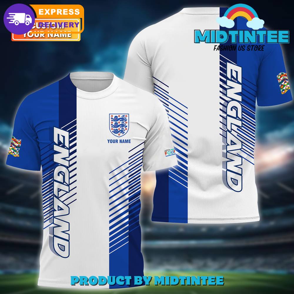 England Euro 2024 Unisex Custom Name Shirt