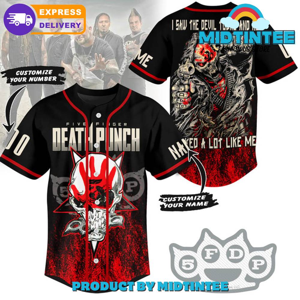Five Finger Death Punch Customized Baseball Jersey
