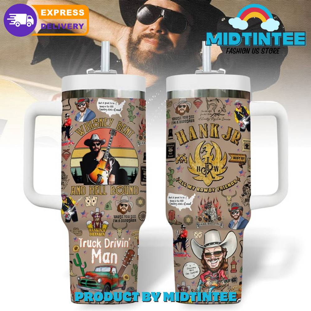 Hank Williams Jr All My Rowdy Friends Stanley Tumbler