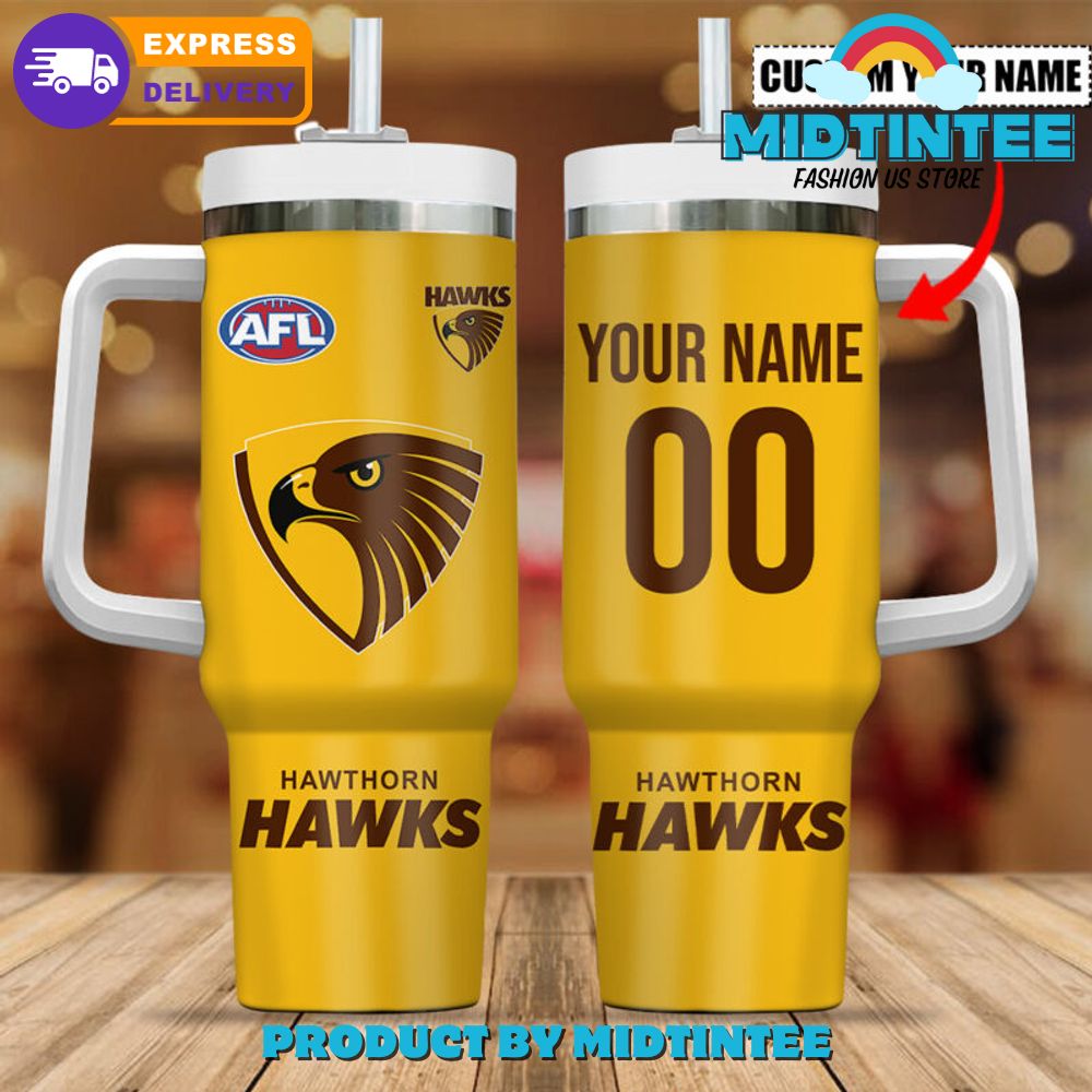Hawthorn Hawks Personalized 40 oz Stanley Tumbler