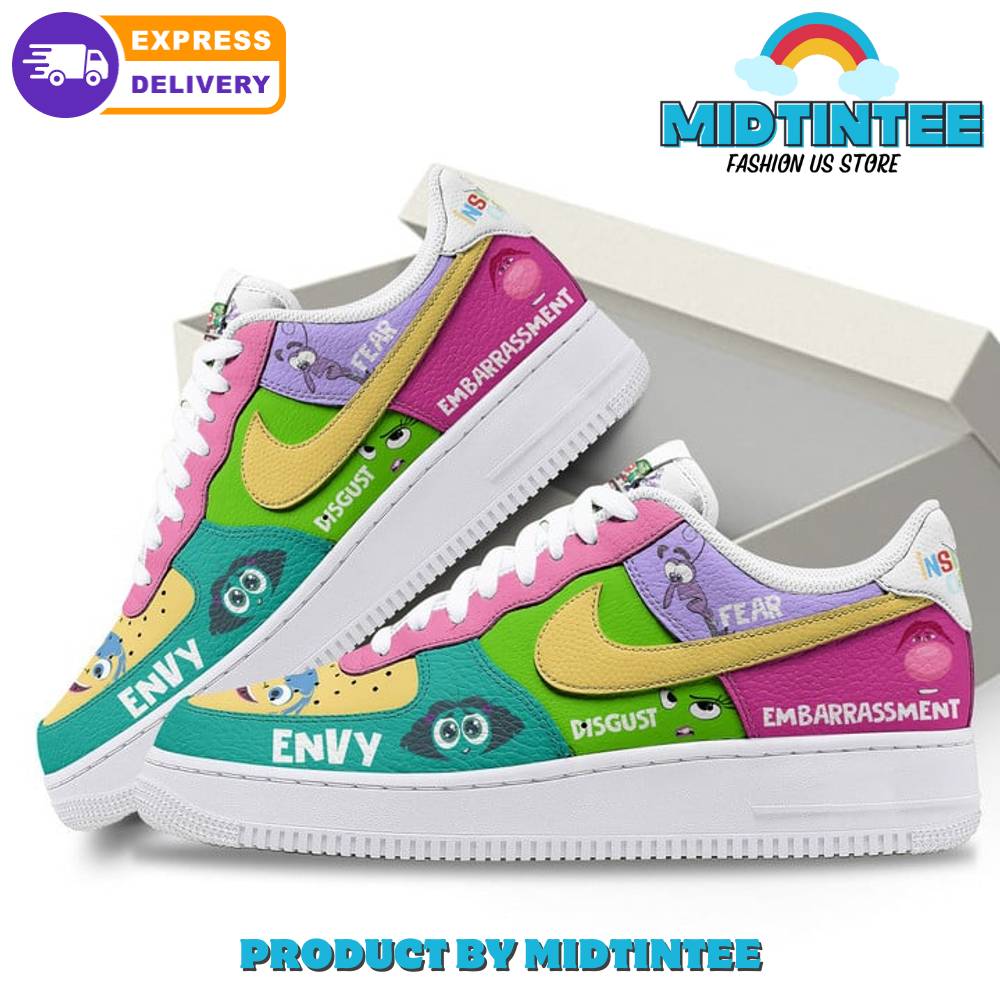 Inside Out Cartoon Disney Special Nike Air Force 1