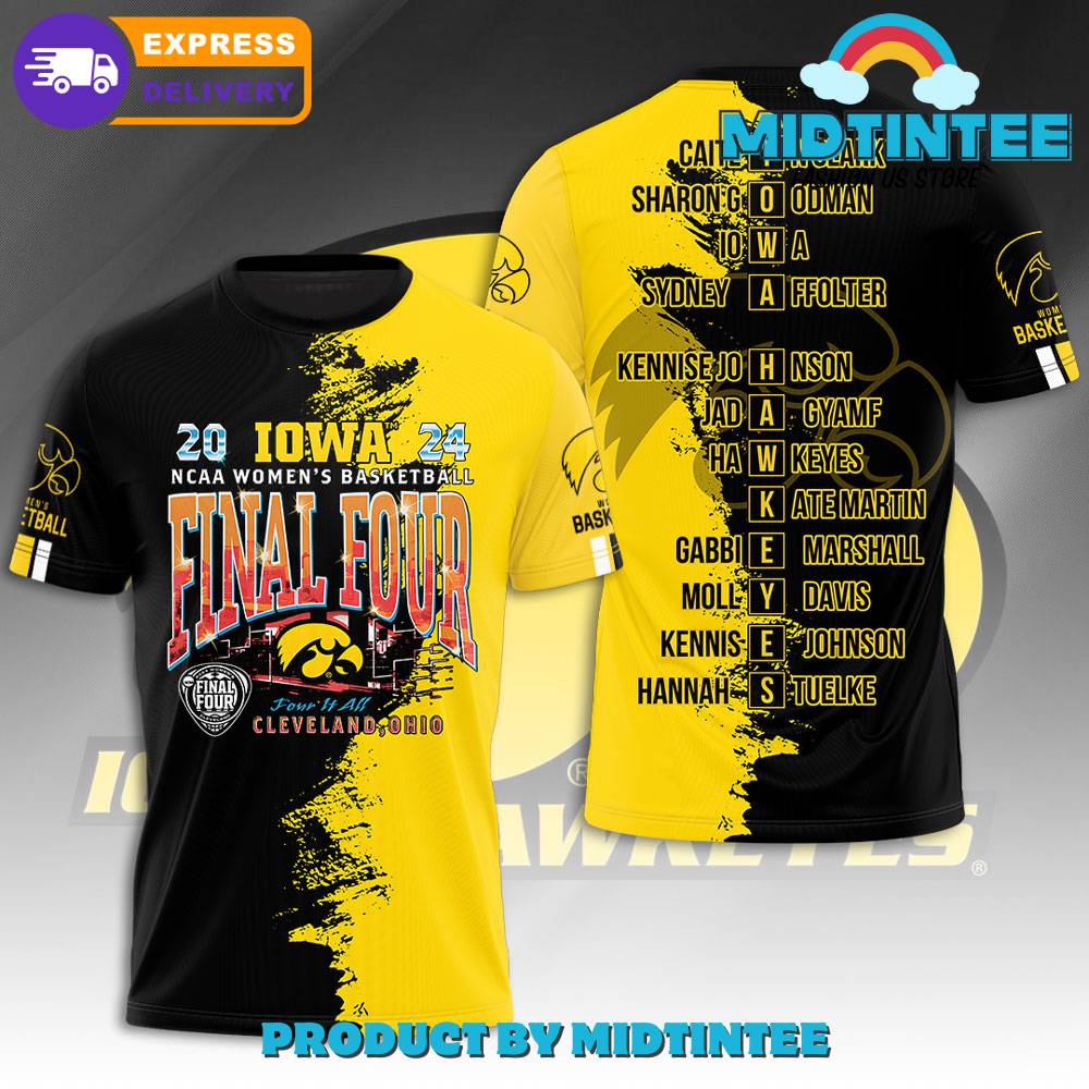 Iowa Hawkeyes Final Tour 2024 Women Basketball Shirt