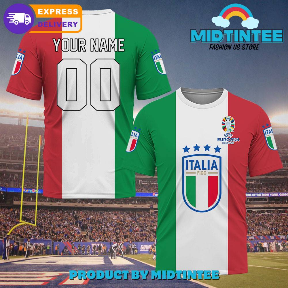 Italy Euro Custom Name And Number Shirt