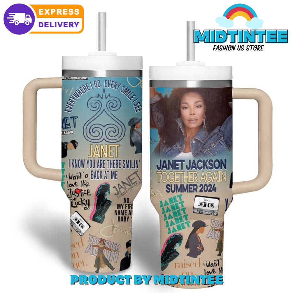 Janet Jackson Together Again Summer 2024 Stanley Tumbler