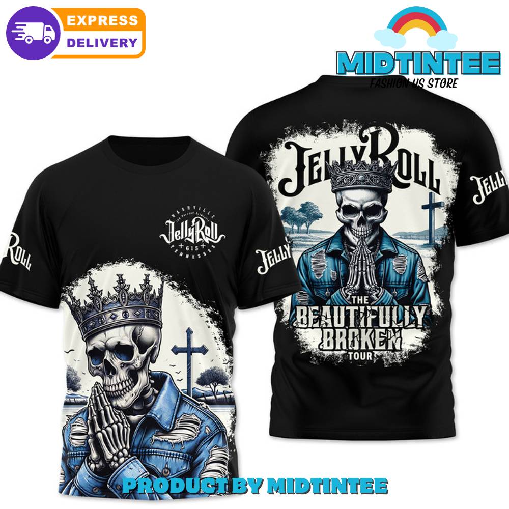 Jelly Roll The Beautifully Broken Tour Black Shirt