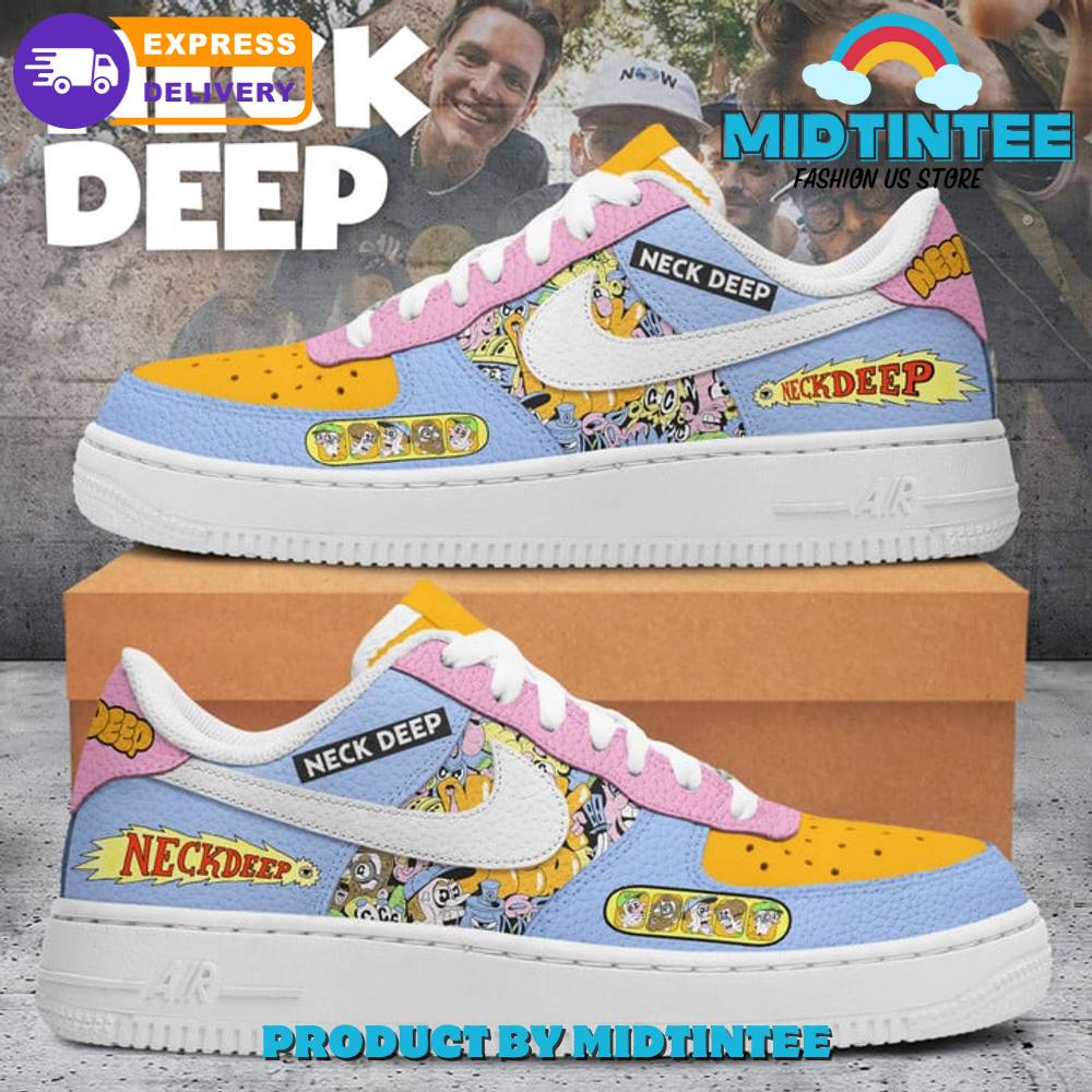 Neck Deep Pop Punk Band Nike Air Force 1