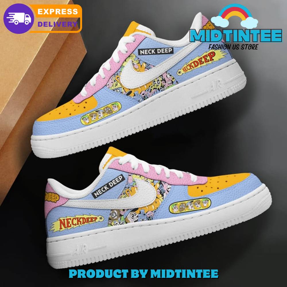 Neck Deep Pop Punk Band Nike Air Force 1