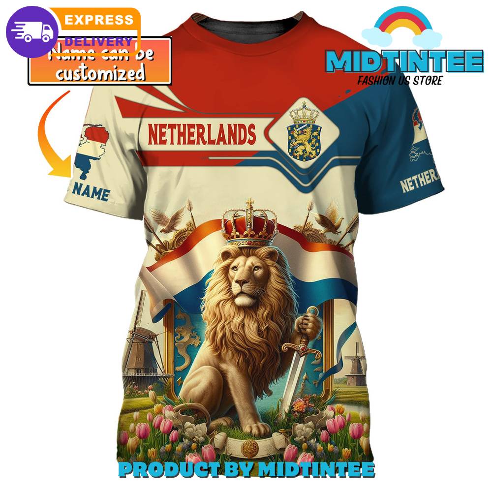 Netherlands Euro 2024 Football Unisex Customized Shirt