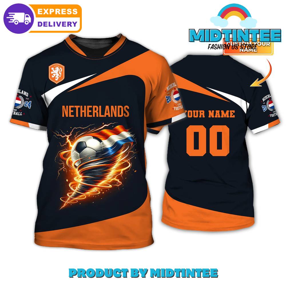Netherlands Euro 2024 Unisex Custom Name Shirt