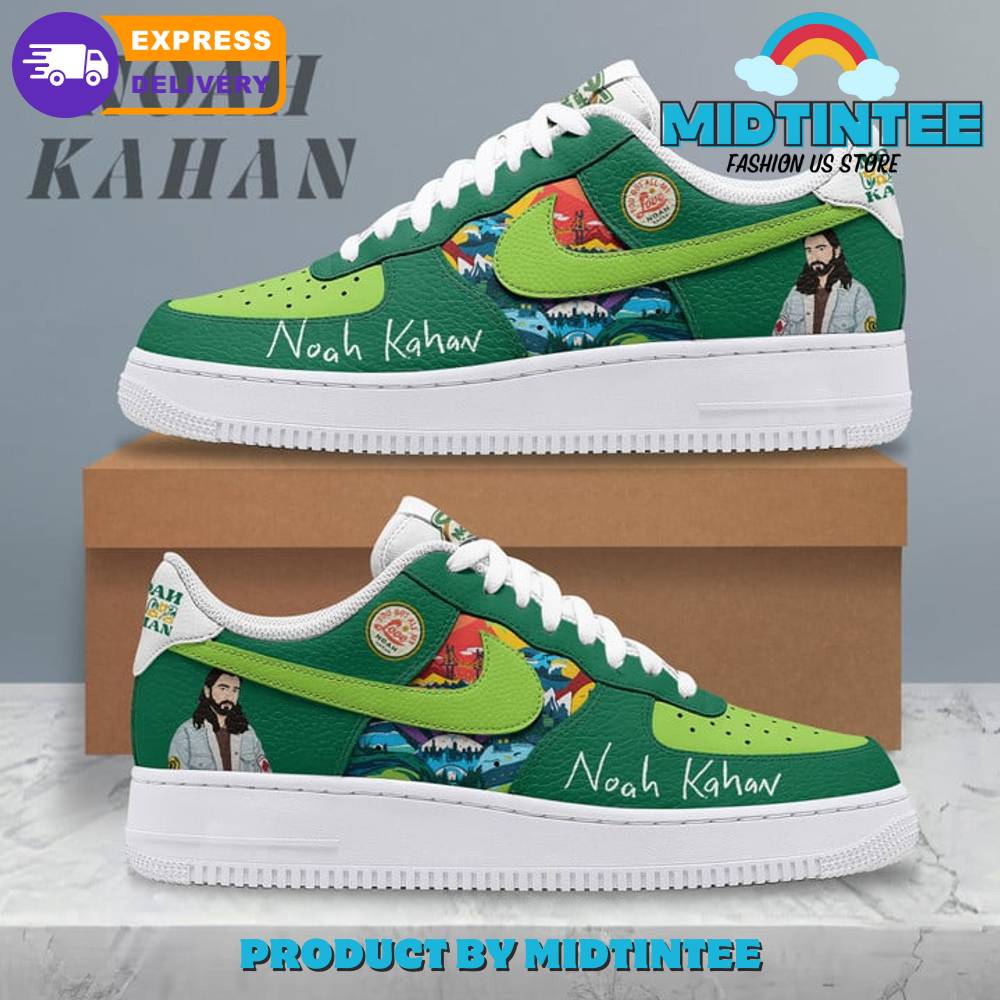 Noah Kahan American Singer Green Nike Air Force 1