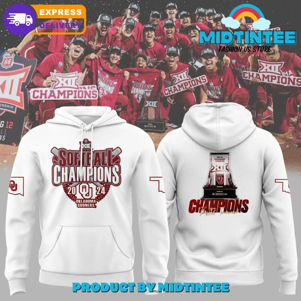 Oklahoma Softball NCAA Champions White Hoodie