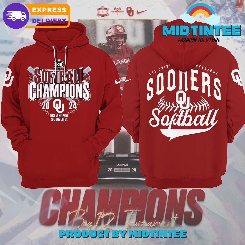 Oklahoma Sooners 2024 NCAA Tournament Champions Hoodie